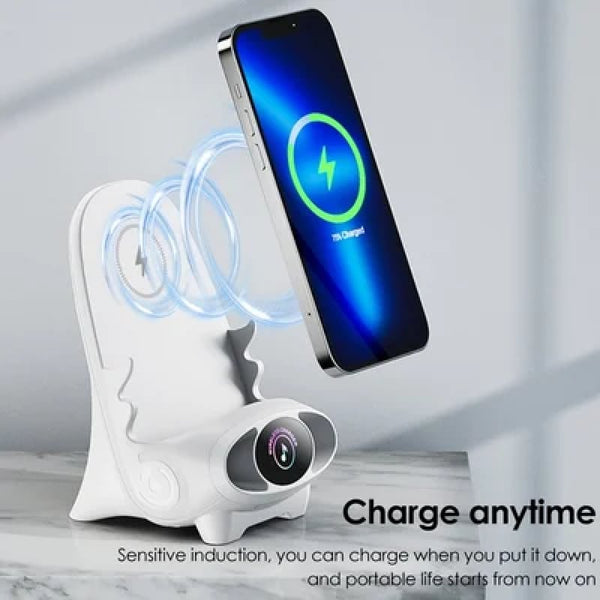 🔥2024 Mini Chair Wireless Fast Charger Multifunctional Phone Holder — Adapts to All Phones