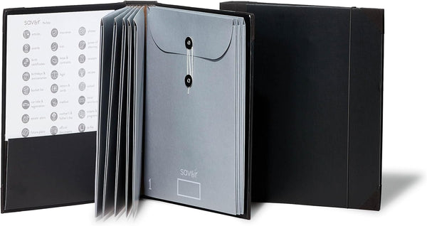 Versatile Document Organizer – Secure & Stylish Filing System