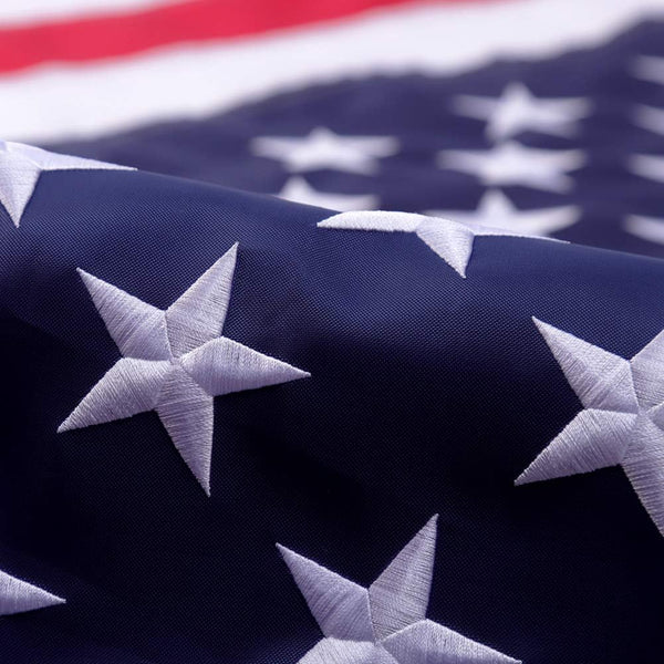 Best Embroidered Stars American Flags