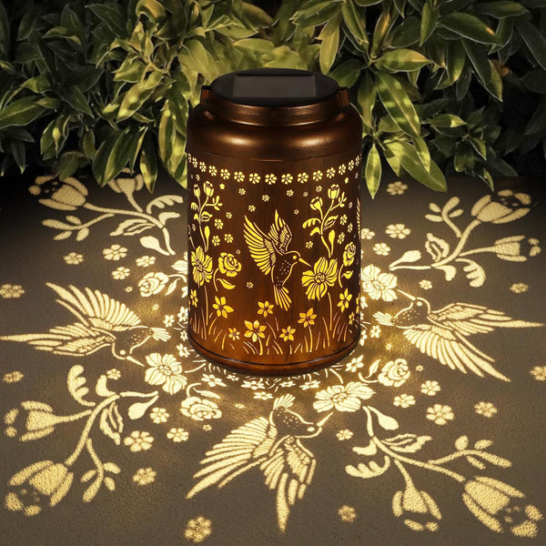 Hummingbird Glow Solar Lantern