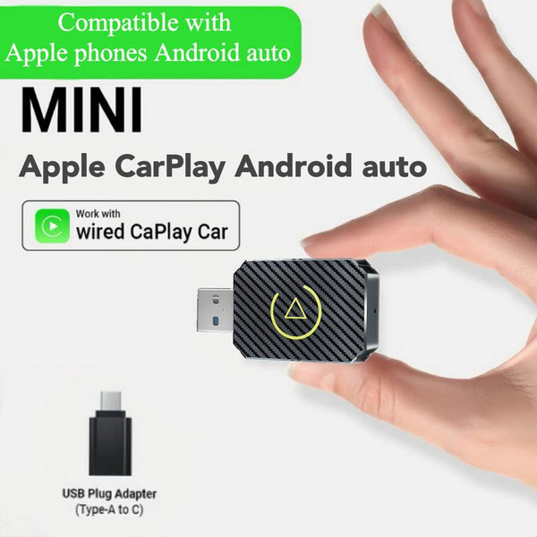 2-in-1 wireless CarPlay and Android Auto adapter