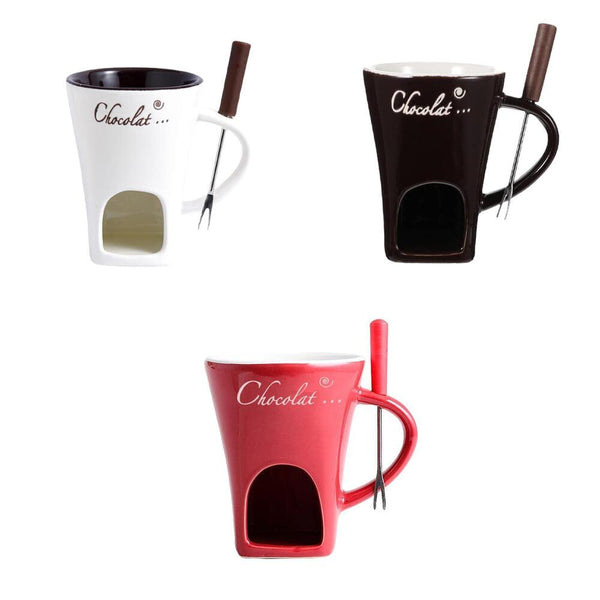 Multi-Functional Ceramic Fondue Mug